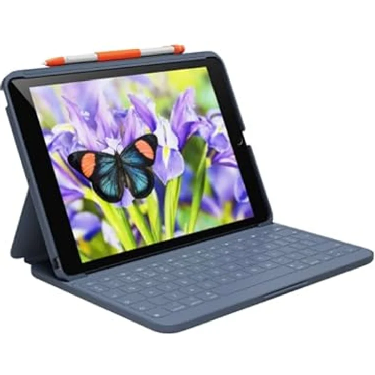 Logitech Rugged Lite, Tablet Tastatur für iPad (2019, 2020, 2021) mit militärischem Fallschutz, grau – Bild 6