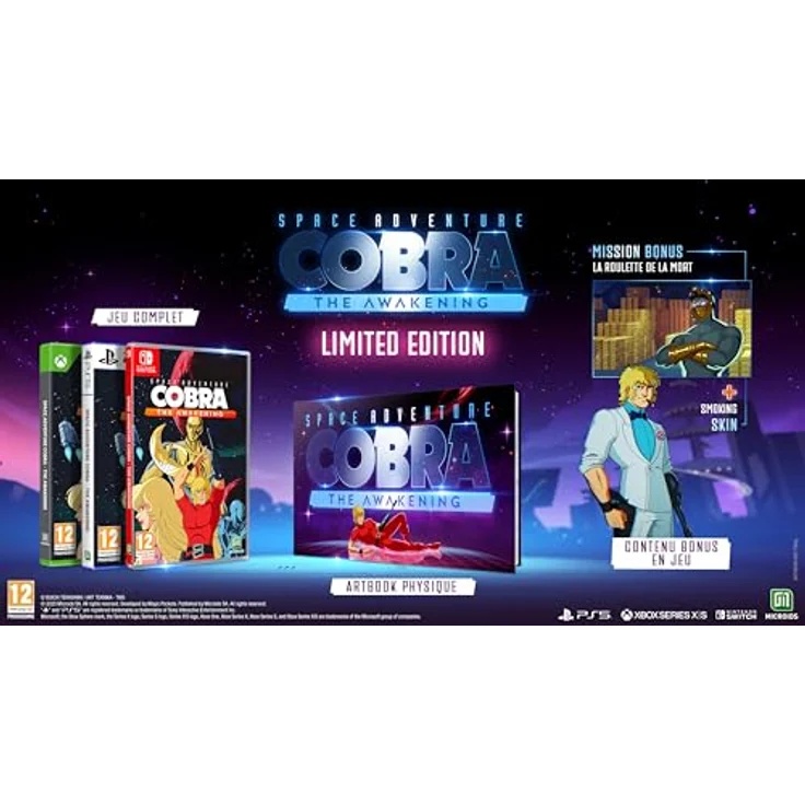 MICROÏDS SPACE ADVENTURE COBRA - THE AWAKENING Limited Edition Xbox Series X, inkl. Artbook, digitalem Soundtrack und DLC Skin (Eu Import) – Bild 2