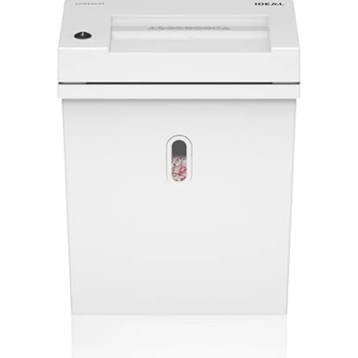 Ideal SHREDCAT 8200, Aktenvernichter mit 4 mm Streifenschnitt, P-2, automatischer Start/Stopp, Sicherheitsmerkmale, Sichtfenster im Behälter – Bild 8