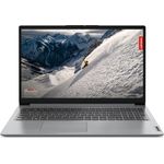 Lenovo IdeaPad 1 Slim Laptop | 15,6" FHD Display | Ryzen 3 7320U | 8GB RAM | 256GB eSSD | AMD Radeon 610M Grafik | Windows 11 Home | grau | 3 Monate Premium Care