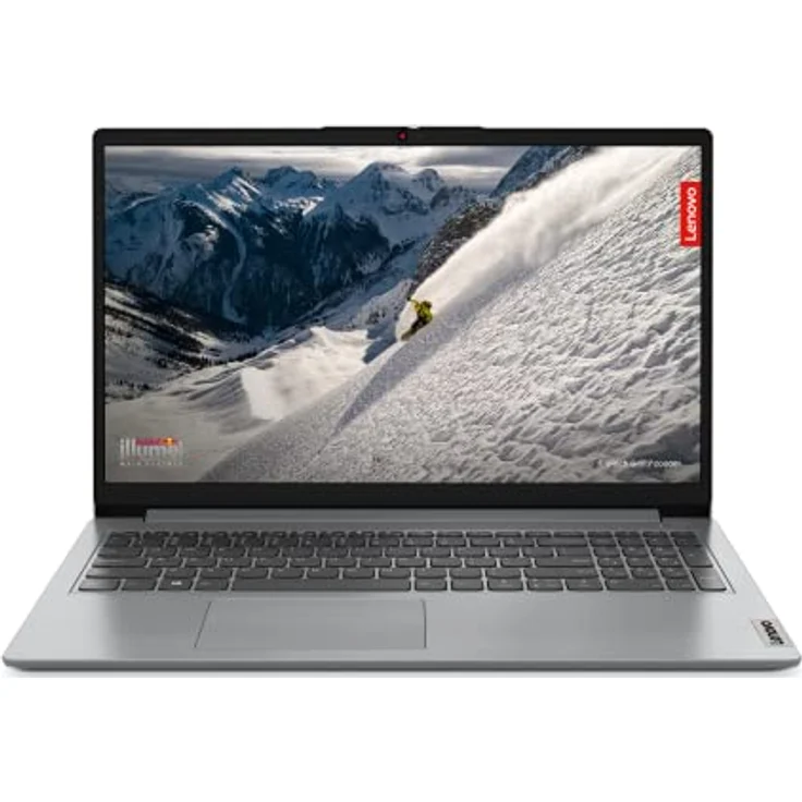 Lenovo IdeaPad 1 Slim Laptop | 15,6" FHD Display | Ryzen 3 7320U | 8GB RAM | 256GB eSSD | AMD Radeon 610M Grafik | Windows 11 Home | grau | 3 Monate Premium Care – Bild 1