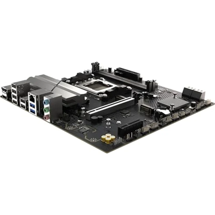 Sapphire B650M-E, Micro-ATX Mainboard für AMD AM5 Prozessoren, 1xHDMI 1.4, 1xDP 1.2, 2.5 Gigabit LAN, HD Audio 6-Kanal – Bild 3