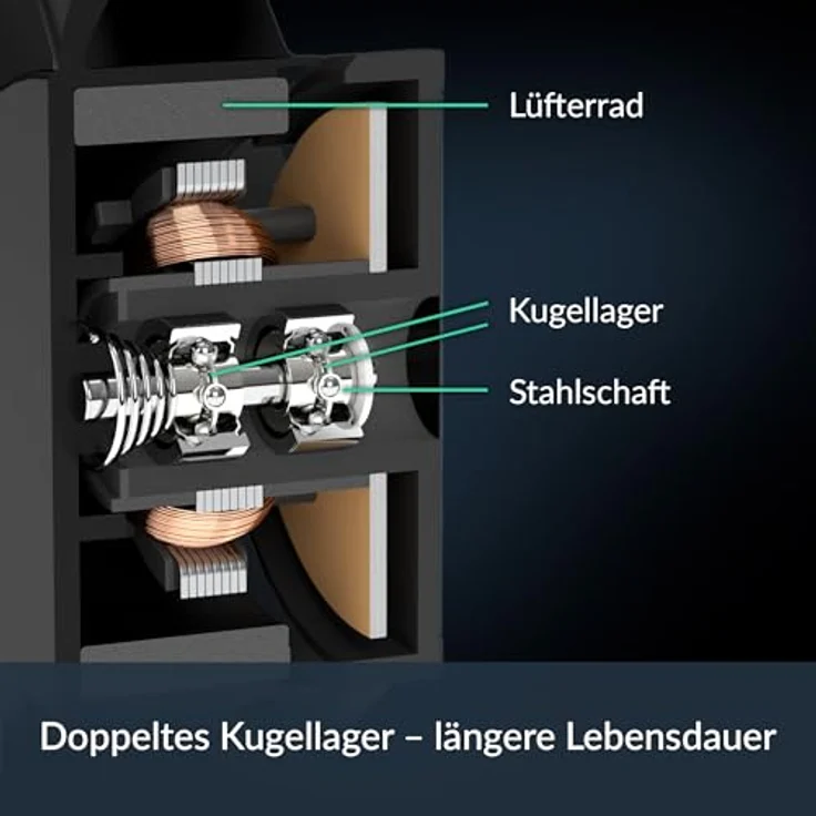 Arctic Freezer 8i CO, CPU-Kühler für Intel Sockel LGA1851/1700, 100mm PWM-Lüfter, schwarz, kompakte Bauweise – Bild 6