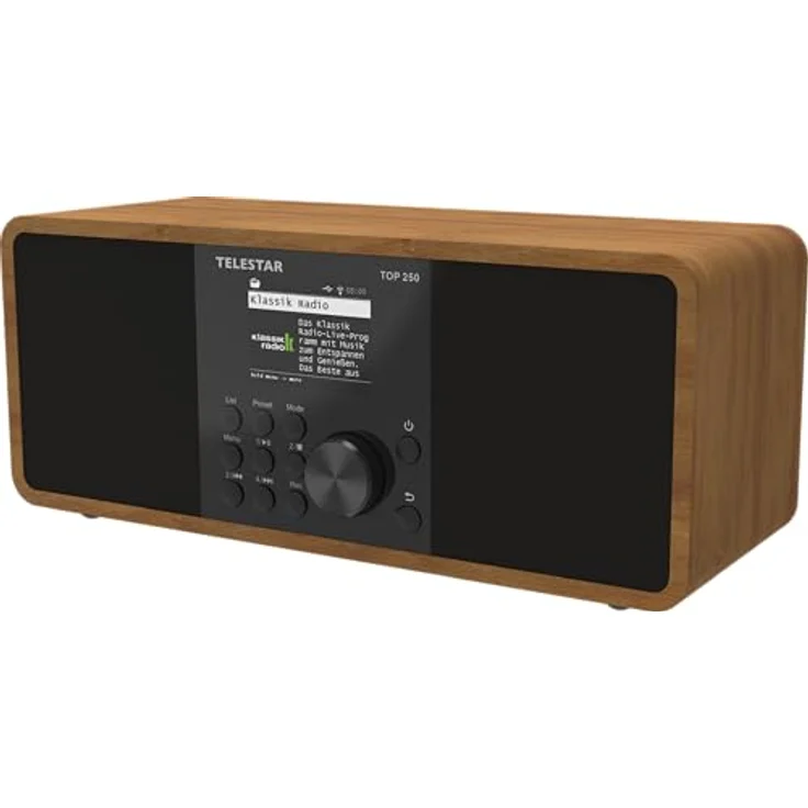 Telestar TOP 250, Internetradio mit DAB+, FM, Bluetooth 5.3, WLAN, braun – Bild 5