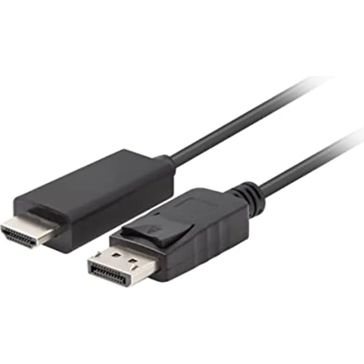 Lanberg CA-DPHD-11CC-0018-BK, DisplayPort zu HDMI Kabel, 1,8 m, schwarz