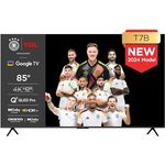 TCL 85T7B 85-Zoll QLED Pro Fernseher, 4K Ultra HD, HDR Pro, Smart Google TV (Dolby Vision & Atmos, Motion Clarity, Freihändige Sprachsteuerung, Kompatibel mit Google Assistant & Alexa) - Schwarz