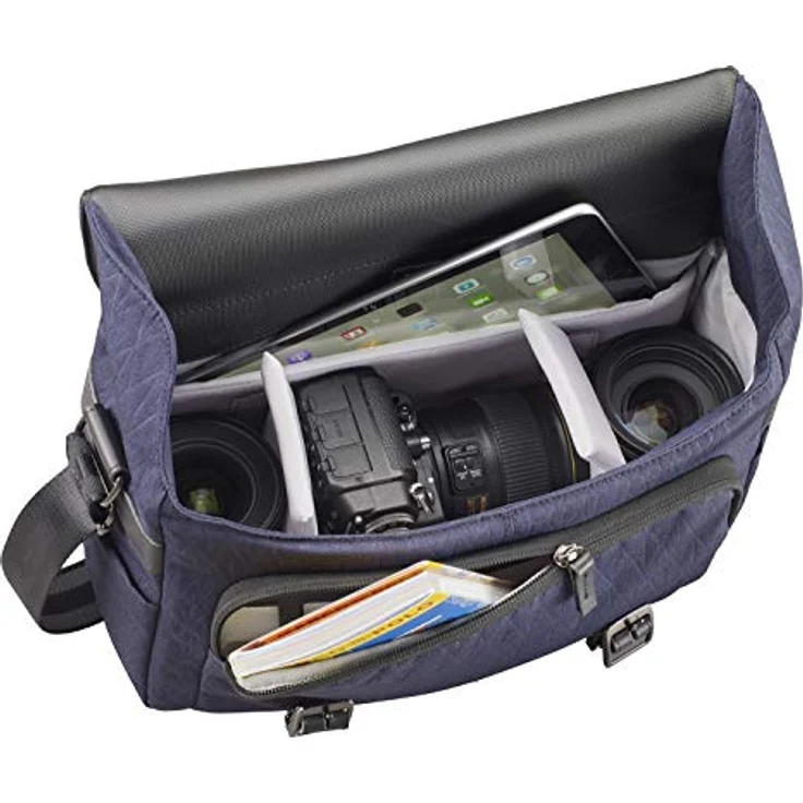 Cullmann Bristol Maxima 333+ Kameratasche im Messenger-Stil mit Tablet-Fach, Farbe dunkelblau – Bild 2