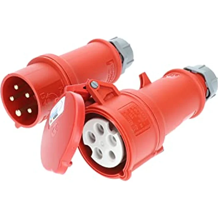 KALLE DAS KABEL CEE 400V Verlängerungskabel Starkstromkabel Kraftstromkabel Gummiverlängerung H07RN-F 5G2,5mm² 16A 20 Meter, Schwarz – Bild 2