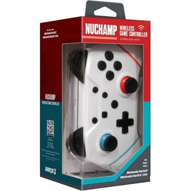Hyperkin NuChamp Armor 3, Wireless Gaming Controller für Switch Lite und Switch, Weiss – Bild 4