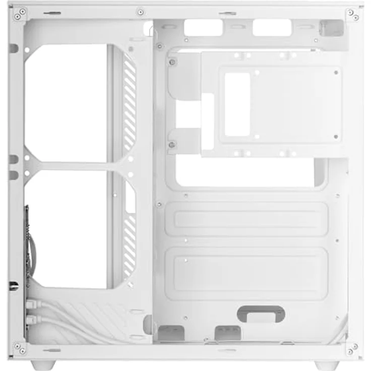 Mars Gaming MC INFINIOLITE ATX Gaming-Gehäuse, Doppelkammer mit gehärtetem Glas, weiß, für optimierte Kühlung und leistungsstarke Hardware – Bild 10