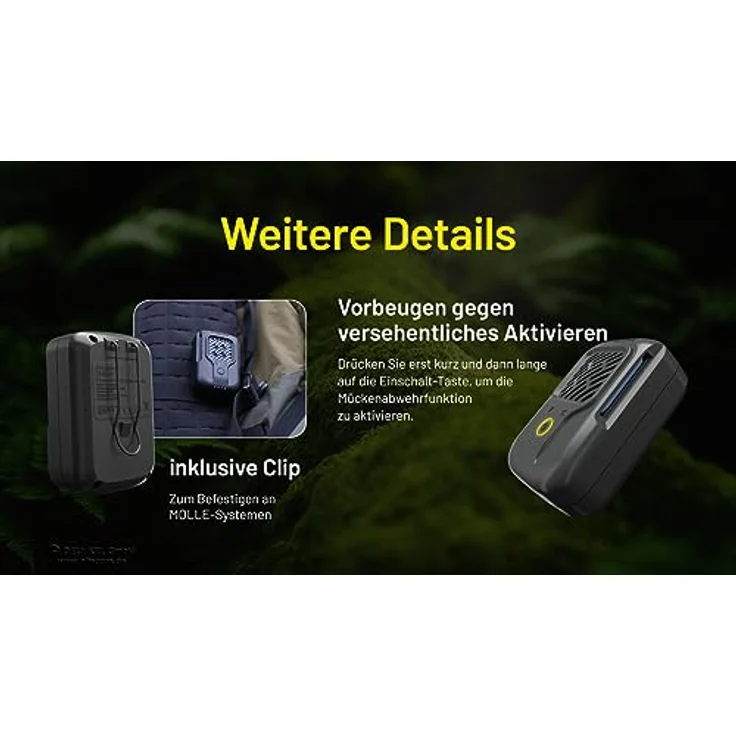 Nitecore EMR40, Mückenabwehrgerät mit 7800mAh Akku für Outdoor-Anwendungen – Bild 8