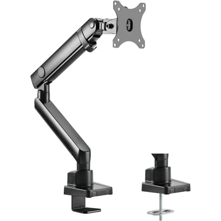 SilverStone SST-ARM13 Single-Monitorarm, ergonomischer Monitorständer mit Kabelmanagement – Bild 2