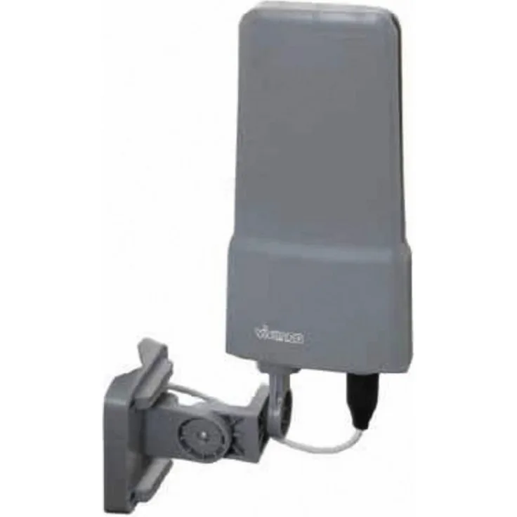 Vivanco Aussenantenne, Full HD, 42dB, grau, DAB/DAB+ und DVB-T/T2 Empfang mit Verstärker