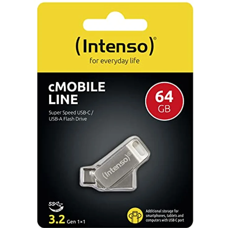 Intenso cMobile Line 64GB Dual USB-Stick USB 3.1 Type-C silber – Bild 6