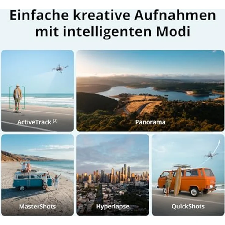 DJI Lito X1 Fly More Combo, 4K Kameradrohne mit DJI RC 2, 1/1,3-Zoll-Sensor, Hinderniserkennung, ActiveTrack, 15 km Videoübertragung, 3 Akkus, C0-zertifiziert – Bild 3