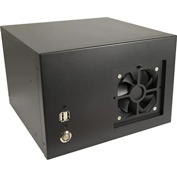 Inter-Tech Gehäuse Mini IPC S31B Industrial ITX 270x230x167mm – Bild 3