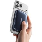 Baseus PicoGo AM61, Qi2.2 zertifizierte Magsafe Powerbank, 10000mAh, 25W kabelloses & 45W USB-C Laden, kompatibel mit iPhone 17/16/15/14/13/12 Pro Series, tragbar mit Kabel