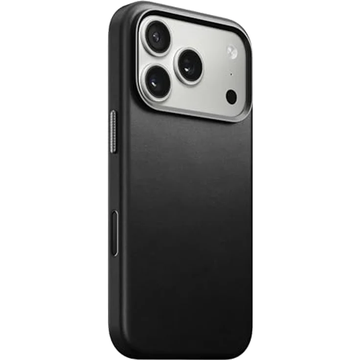 NOMAD Traditional Leather Case für iPhone 17 Pro, MagSafe-kompatible Schutzhülle aus hochwertigem Echtleder, schwarz – Bild 2
