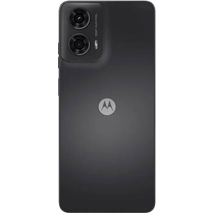 Motorola Moto G24 (Display 6,56 Zoll HD+ 90 Hz, 50 + 2 MP, 5000 mAh Aufladen 15 W, 4/128 GB, Dual-SIM, IP52, NFC, Android 14, inklusive Abdeckung), Matte Charcoal – Bild 5