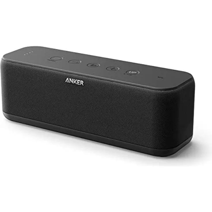 Anker Soundcore Boost Bluetooth Lautsprecher Upgrade mit BassUp, 12 Std Wiedergabe, IPX7 Wasserschutz, Generalüberholt