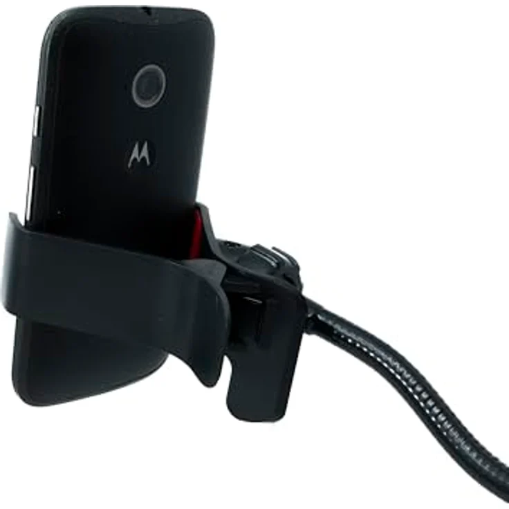 SYSTEM-S Universal Halter Flexibler Tisch & Bett Schwanenhals Haltearm Halterung für Smartphone Handy – Bild 5