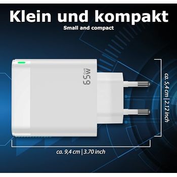 Hama 20W USB-C Schnellladegerät Mit 2 Ports – Power Delivery & Quick Charge 3.0