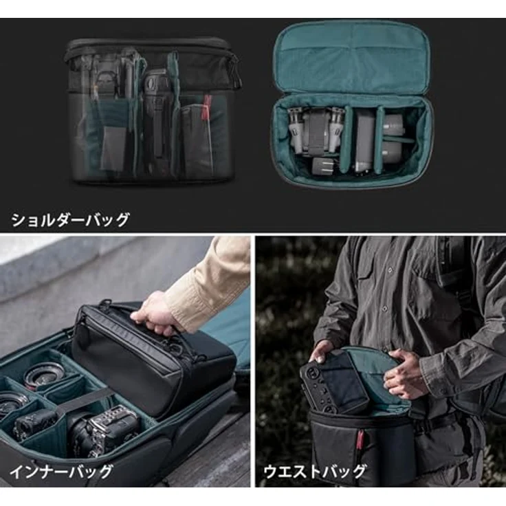 Pgytech OneMo 2, Fotorucksack 25l mit erweiterbarem Fassungsvermögen, Schwarz – Bild 7