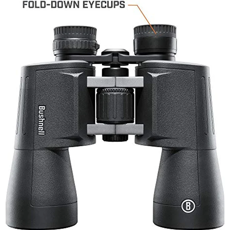 Bushnell Powerview 2 20x50 Fernglas mit Aluminium Metallgehäuse und Mehrschichtvergütung - Schwarz – Bild 5