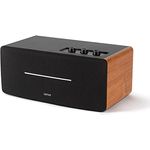 Edifier D12 Bücherregal-Lautsprecher - Integrierter Desktop-Stereo-Bluetooth-Lautsprecher - Drahtloser Computer-Lautsprecher für den Desktop-Einsatz - 70 Watt RMS mit Subwoofer-Line-Out - Holzgehäuse