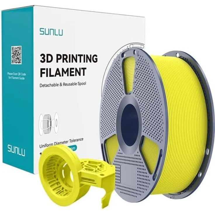 Sunlu PETG High-Speed Matte Filament, 3D-Druckmaterial für Hochgeschwindigkeitsdruck, gelb