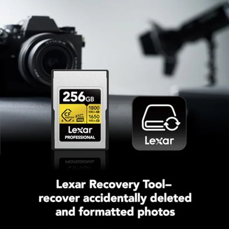 Lexar CFExpress Professional Type A 4.0 Gold, 256 GB Speicherkarte mit 1800 MB/s Lesegeschwindigkeit und VPG400-Zertifizierung – Bild 6