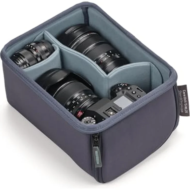 Shimoda Core Unit Mirrorless XS25, Fotorucksack für spiegellose Kameras, schwarz, mit verstellbarem Innenraum und Laptopfach bis 15,6 Zoll. – Bild 8