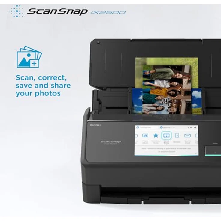 RICOH ScanSnap IX2500, ADF-Dokumentenscanner mit 45 Seiten/Min, Duplex-Scan, WLAN & USB, schwarz – Bild 12