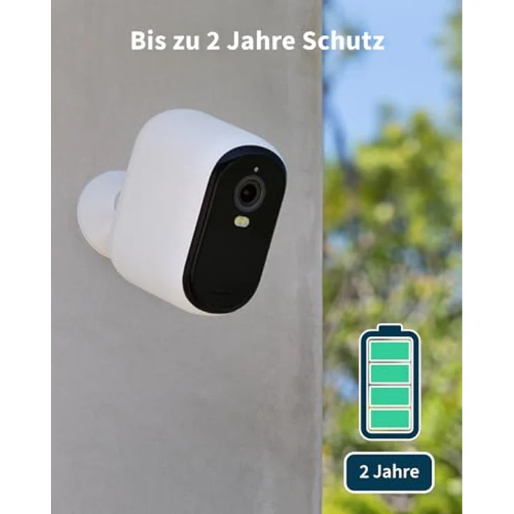 Arlo Essential 2 XL Überwachungskamera Aussen WLAN, Bis Zu 2 Jahre Schutz, Kabellos, 2K HD Video, Farbnachtsicht, Licht, Bewegungsmelder, Sirene, 2-Wege Audio + Arlo Secure Plan Testzeitraum, Weiß – Bild 4