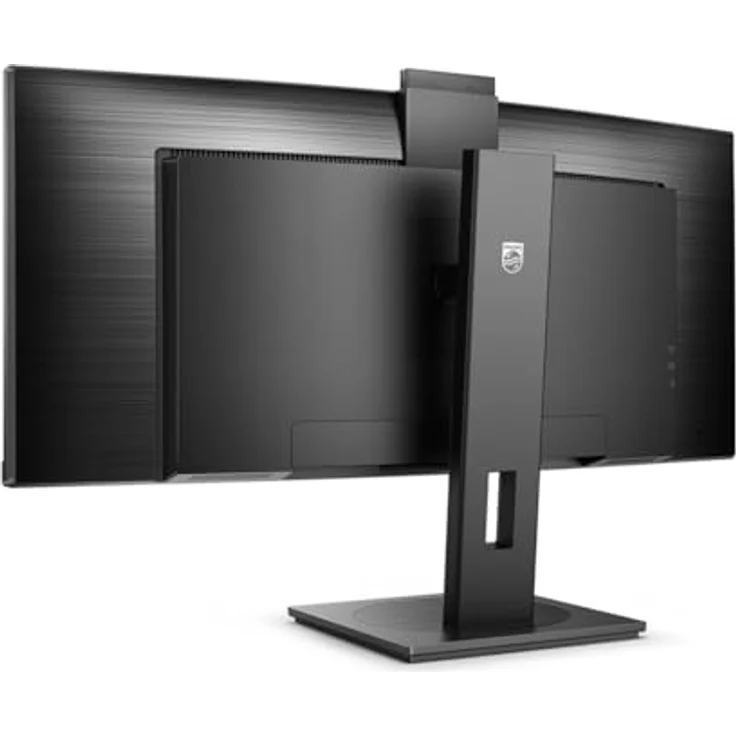 Philips 34B1U5600CH - 34 Zoll WQHD Curved Monitor, höhenverstellbar, 5 MP Webcam, Noise Cancellation (3440x1440, 100Hz, HDMI, DisplayPort, USB-C, RJ45, USB Hub) schwarz – Bild 5