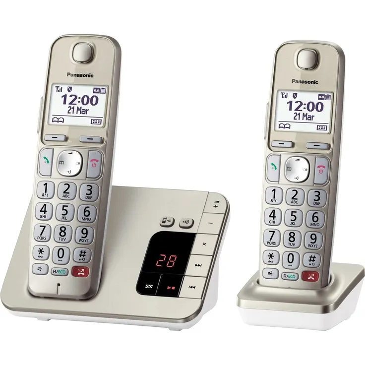 Panasonic KX-TGE262GN Duo champagner