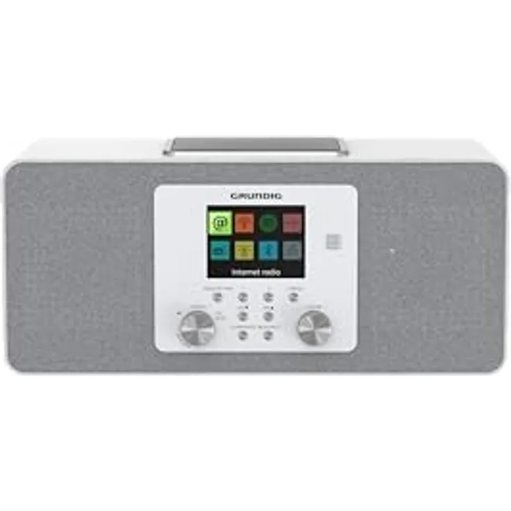 GRUNDIG DTR 6100 Internet- und Digitalradio, DAB/DAB+/FM, Bluetooth, 2,8 Zoll Farbdisplay, Weiß
