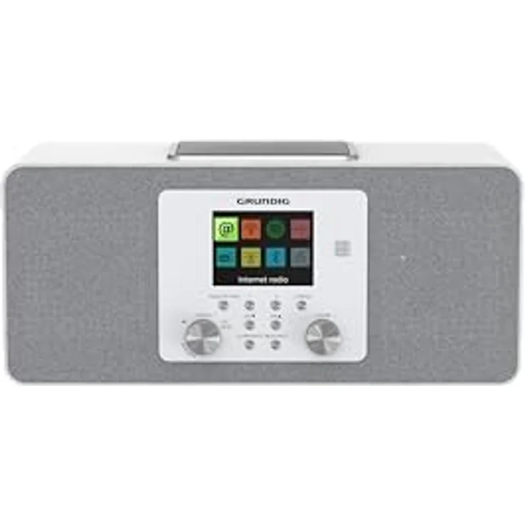 GRUNDIG DTR 6100 Internet- und Digitalradio, DAB/DAB+/FM, Bluetooth, 2,8 Zoll Farbdisplay, Weiß – Bild 1