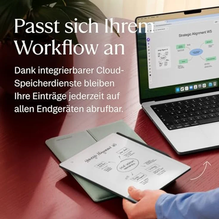 reMarkable Paper Pure – Paper Tablet mit 10,3-Zoll Schwarz-Weiß-Display, digitales Notizbuch mit Marker, ideal zum Denken, Schreiben und Lesen – Bild 5