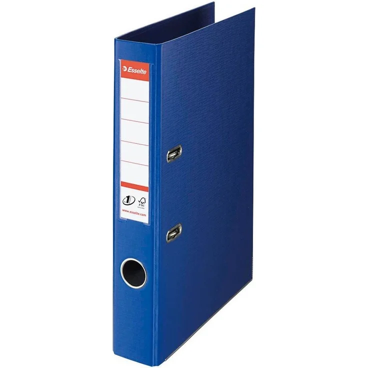 ESSELTE Ordner No. 1 Power, Rückenbreite: 50 mm, blau mit verbesserte Präzisions-Hebelmechanik – Bild 1