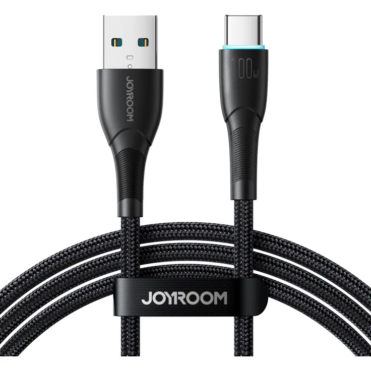 Joyroom SA32-AC6 Starry USB auf USB-C Kabel, 1 m, 100 W Schnellladung, schwarz