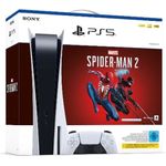 Playstation 5 Disk Edition inkl. Marvel's Spider-Man 2, beeindruckende Geschwindigkeit, atemberaubende Grafik, taktiles Feedback, 3D-Audio, New York Erkundung