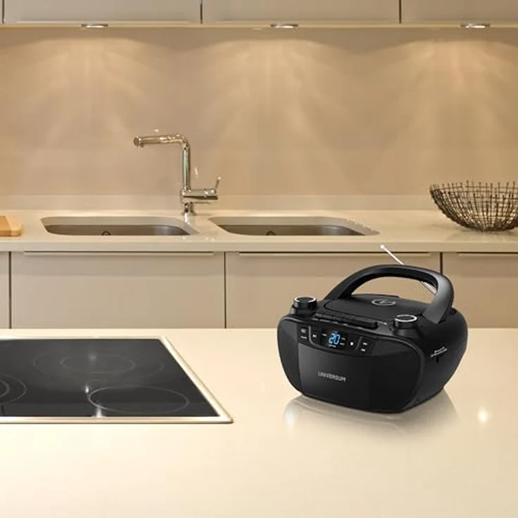 UNIVERSUM* BB 200, tragbarer CD-Player mit AM/FM Radio, Kassettenspieler und Kopfhöreranschluss, leicht bedienbar – Bild 6