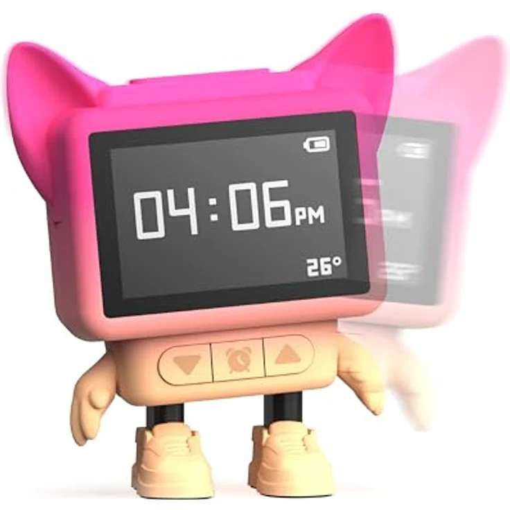 Mobility on Board Dancing Clock, Bluetooth 5.3 Lautsprecher mit 3W Leistung und Diffusor, Rosa – Bild 2