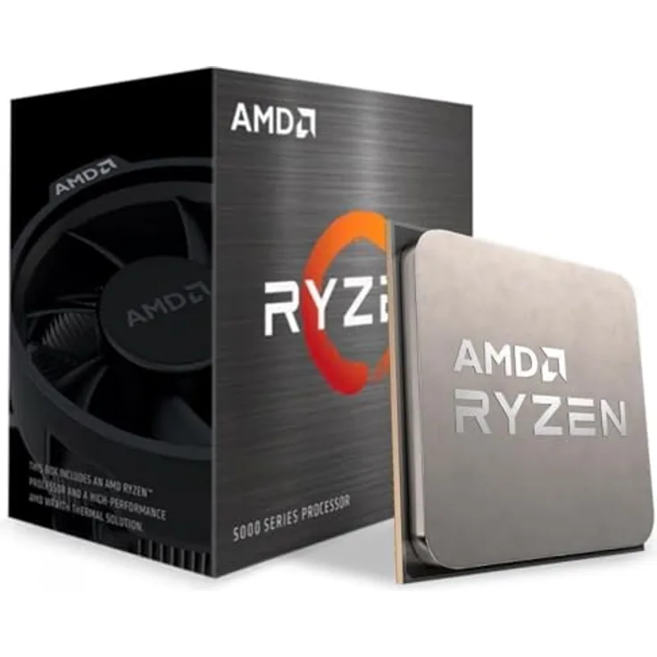 AMD Ryzen 7 5700, 8-Kern Prozessor mit 3.7 GHz Basis-Takt, 16 Threads und 16 MB Cache, Sockel AM4, Boxed