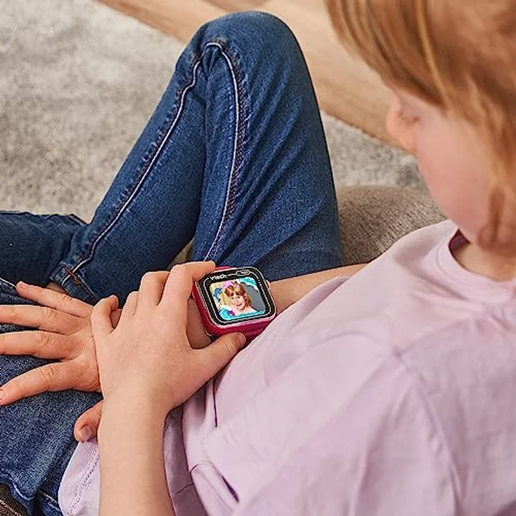 VTech KidiZoom Smart Watch MAX lila, Kinder-Smartwatch mit integrierter Kamera, Spiele und Schrittzähler – Bild 6