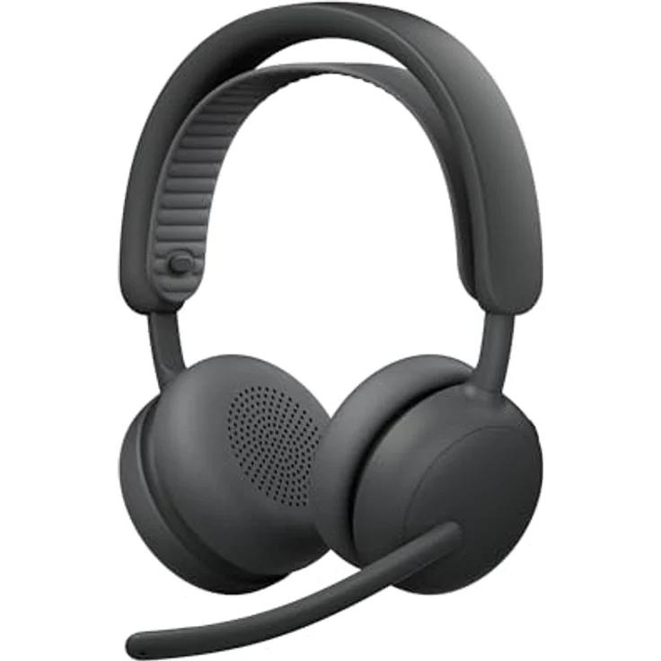 Logitech Zone Wireless 2 ES, kabelloses Headset mit adaptiver Hybrid-ANC, Bluetooth, Geräuschunterdrückung, Grafit – Bild 1