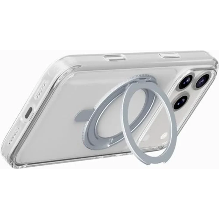 CELLULAR LINE Spin Mag, Backcover für Apple iPhone 17 Pro Max, transparent mit 360° drehbarem Standring und MagSafe®-Kompatibilität – Bild 2