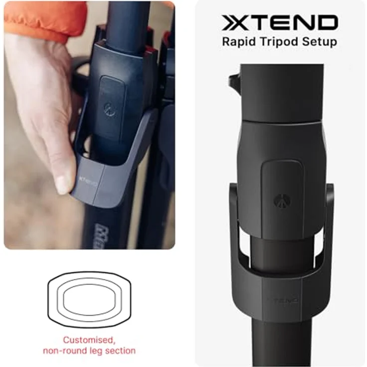 Manfrotto One Photo Alu Stativ mit XPRO 3-Wege-Neiger, präzises Kontrollsystem, Traglast bis 12 kg, italienische Handwerkskunst – Bild 6
