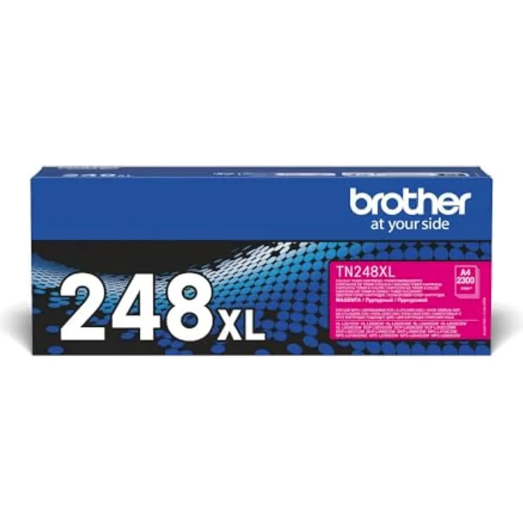 BROTHER TN-248XLM Toner Magenta, Original Druckerpatrone mit 2.300 Seiten Druckleistung für DCP-, HL- und MFC-Modelle